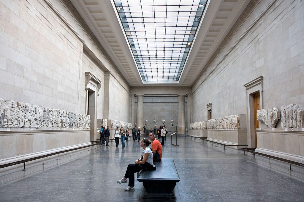 Niin sanotut Lord Elginin marmorit British Museumissa ovat erinomainen esimerkki pitkästä ja vaikeasta kulttuuriomaisuuden palauttamiseen liittyvästä keskustelusta. Kuva: Jon Bower London/Alamy Stock Photo